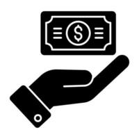 Modern design icon of donation vector