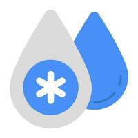 Droplets showcasing blood donation icon vector