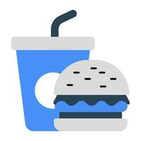 Modern design icon of fast food vector