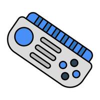 Modern design icon of gamepad vector