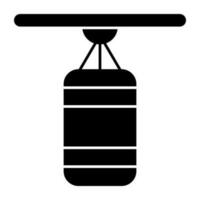 A modern design icon of punching bag vector