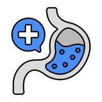 Premium download icon of stomach vector