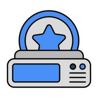 Perfect design icon of CD rom vector