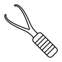 Perfect design icon of surgical tong vector