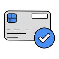 Premium download icon of atm card vector