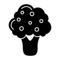 Trendy vector design of broccoli