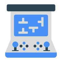 Arcade machine icon, editable vector