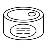 Unique design icon of canned food vector