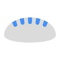 Trendy design icon of baguette vector