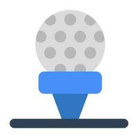 A unique design icon of golf tee vector