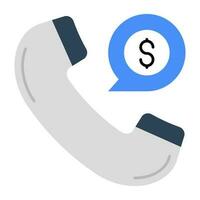 Perfect design icon of financial call vector