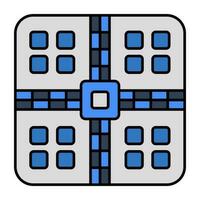 A perfect design icon of ludo board vector