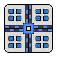 A perfect design icon of ludo board vector