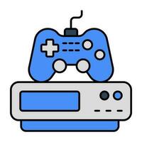 Modern design icon of gamepad vector