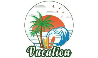 Vacation T-shirt Design Vector, Summer beach Sunshine Vector Print Design Artwork, Take Me To The Sunshine, Beach Paradise Print T-shirt Graphics Design, typography Slogan On Palm Trees Background