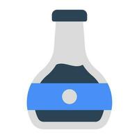 Trendy vector design of oil bottle