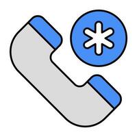 Perfect design icon of medical call vector