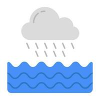 Rainfall icon in perfect design vector