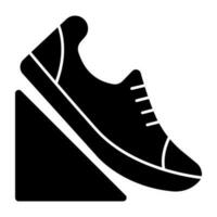 An editable design icon of runner vector