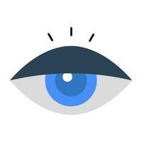 An icon design of eye vector