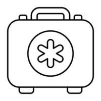 Vector design of first aid kit