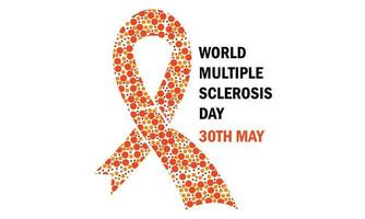 Vector Illustration of World Multiple Sclerosis Day