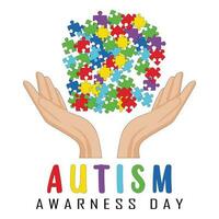 Autism Awarness Day T-shirt Design Vector Illustration