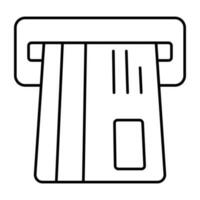 Perfect design icon of atm withdrawal vector