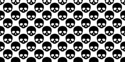 Skull seamless pattern Halloween vector Crossbones pirate bone poison Ghost scarf isolated tile background illustration repeat wallpaper