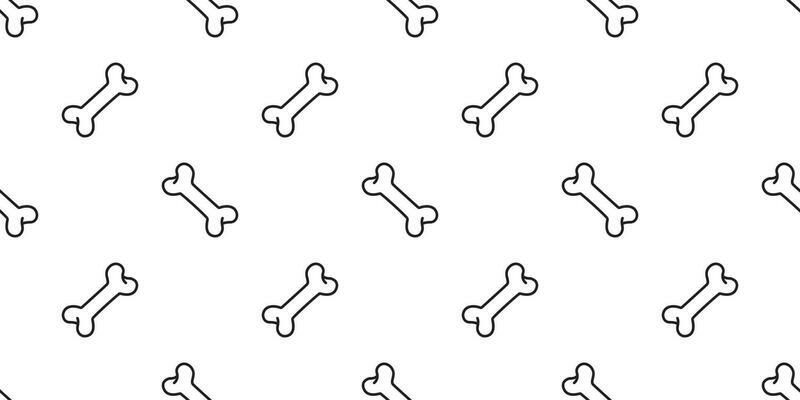 dog bone Seamless pattern vector french bulldog pug background white wallpaper isolated