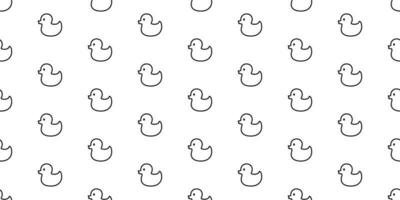 duck seamless pattern rubber duck vector tile background scarf isolated repeat wallpaper illustration character cartoon