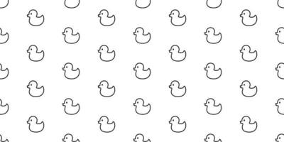 duck seamless pattern rubber duck vector tile background scarf isolated repeat wallpaper illustration character cartoon