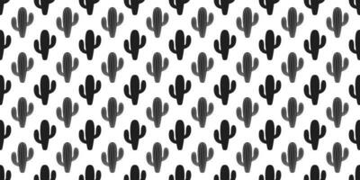 cactus sin costura modelo vector flor Desierto botanica planta jardín bufanda dibujos animados aislado loseta antecedentes repetir fondo de pantalla