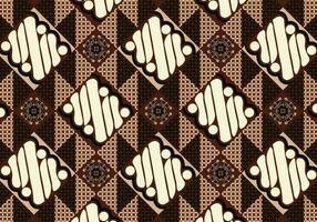 batik indonesio es un técnica de resistente a la cera tintura aplicado a todo paño, o paño hecho utilizando esta técnica originada desde Indonesia. batik es hecho cualquiera por dibujo puntos y líneas vector