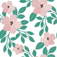 Seamless Flower backgrounds. Hand drawn various shapes and Flower objects. Can be used for printing needs and other digital needs. Contemporary modern trendy vector illustrations.