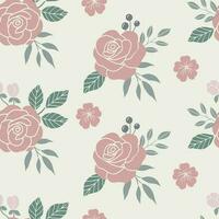 Trendy seamless patterns. Cool abstract and pastel flower design. For fashion fabrics, kids clothes, home decor, quilting, T-shirts, cards and templates, scrapbook and other digital needs vector