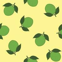 Trendy Lime seamless patterns. Cool abstract and fruit design. For fashion fabrics, kids clothes, home decor, quilting, T-shirts, cards and templates, scrapbook and other digital needs vector