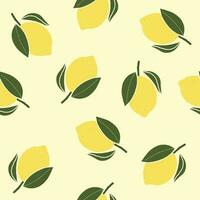 Lemon seamless patterns. Cool abstract and yellow design object . For fashion fabrics, kids clothes, home decor, quilting, T-shirts, cards and templates, scrapbook and other digital needs vector