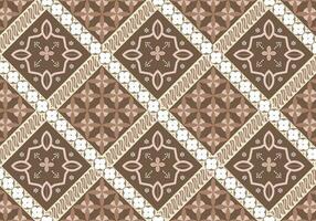 Batik Indonesian is a technique of wax-resist dyeing applied to whole cloth, or cloth made using this technique originated from Indonesia. Batik is made either by drawing dots and lines vector