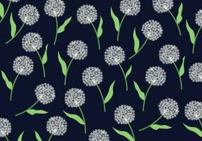 Seamless Floral Pattern , Botanical Flower and leaf Vector