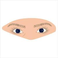 Beautiful eye vector art work.