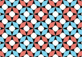 Seamless Geometric Pattern , Botanical Flower and leaf Vector