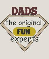 Father's Day Typography design vector