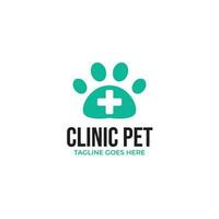 Creative medical pet shop logo design vector concept illustration idea