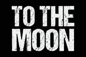 Two The Moon T-Shirt Design vector