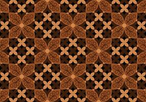 Batik Pattern Indonesian is a technique of wax-resist dyeing applied to whole cloth, or cloth made using this technique originated from Indonesia. Batik is made either by drawing dots and lines vector