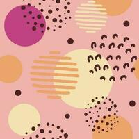 Seamless abstract backgrounds. Hand drawn various shapes and doodle objects. Can be used for printing needs and other digital needs. Contemporary modern trendy vector illustrations