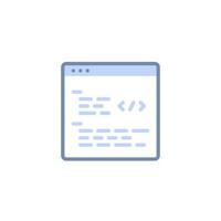 Code Coding Custom Development Icon vector