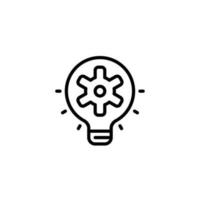 Fresh Idea Light Icon vector