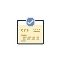 Development Clean Code Icon vector